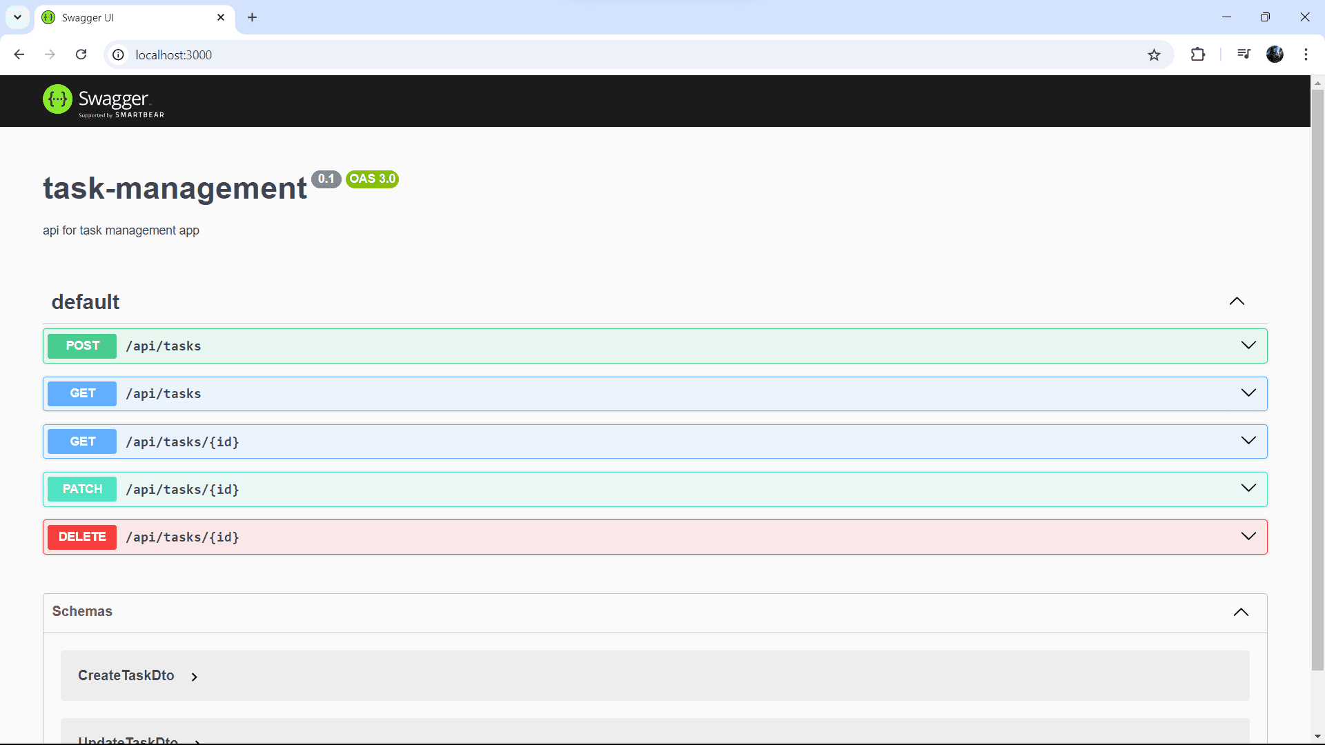 Simple Task Management API